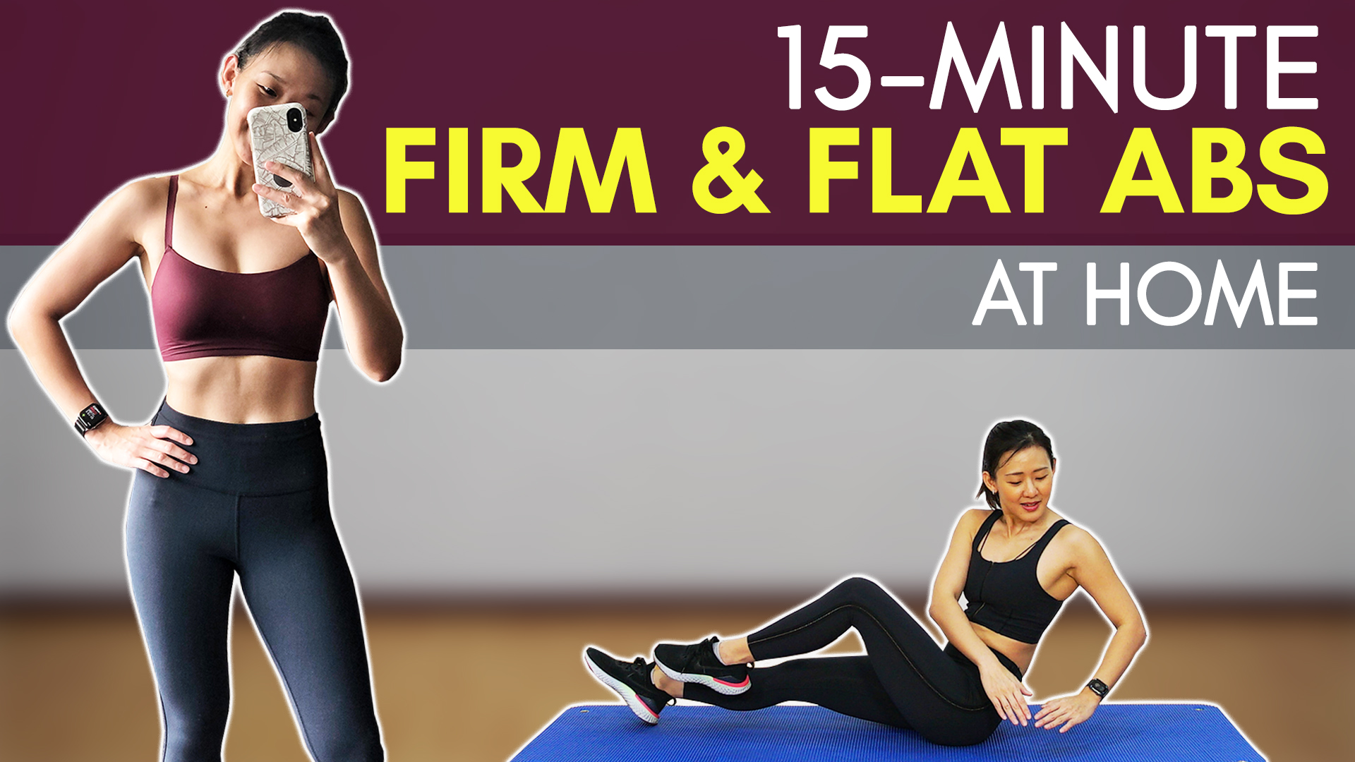 15Minute Firm & Flat Abs At Home (No Equipment)
